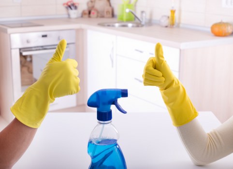 Dust and stain removal on a mattress surface