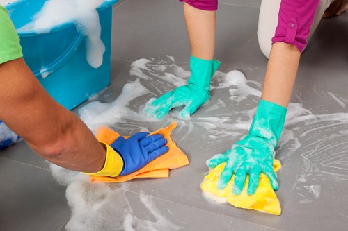 Commercial curtain cleaning service in Hammersmith office