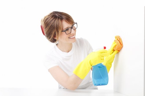 Finished carpet cleaning service documentation and compliance paperwork