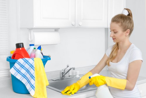 Quick spill cleanup and stain removal in a Hammersmith property